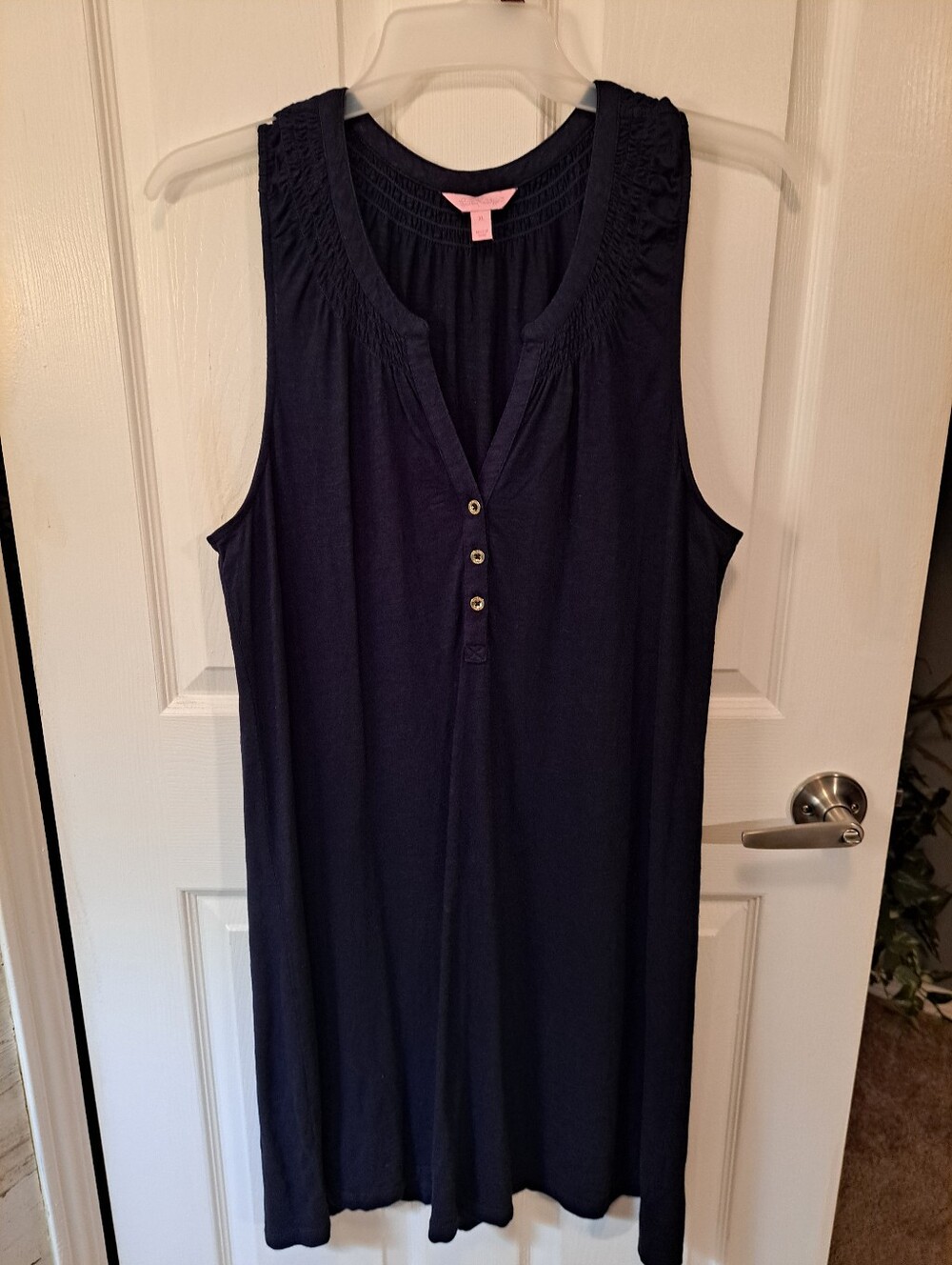 Lilly Pulitzer Essie Dress True Navy - PLAY CONDITION